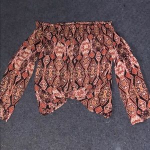 Off the shoulder top